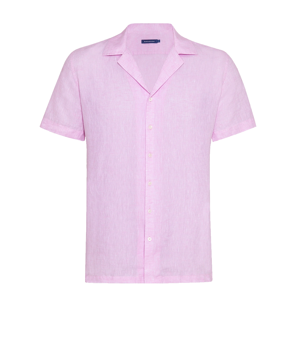 Voyage Linen Shirt Light Pink