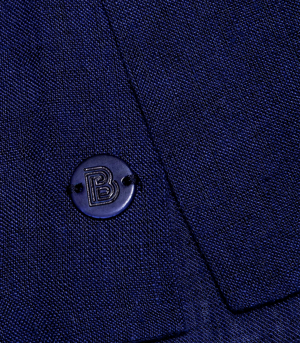 Voyage Linen Shirt Midnight Blue