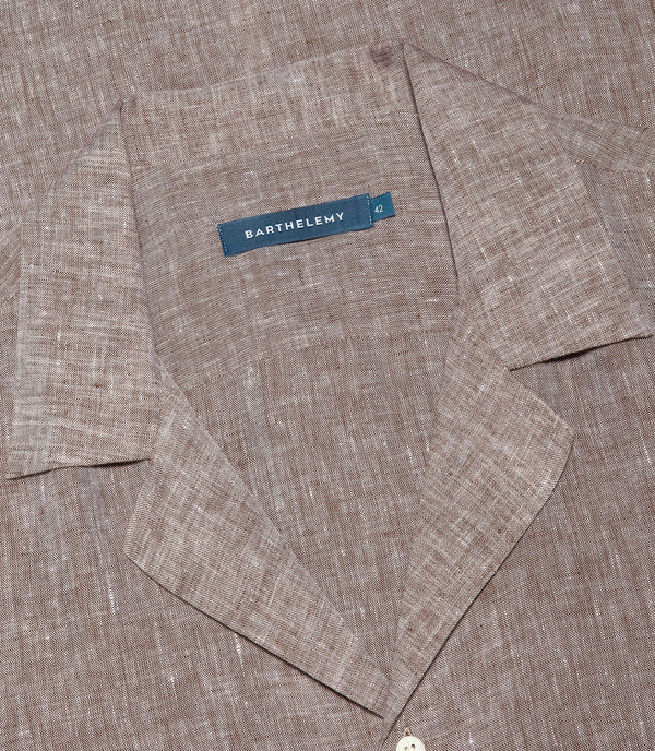Voyage Linen Shirt Mocha