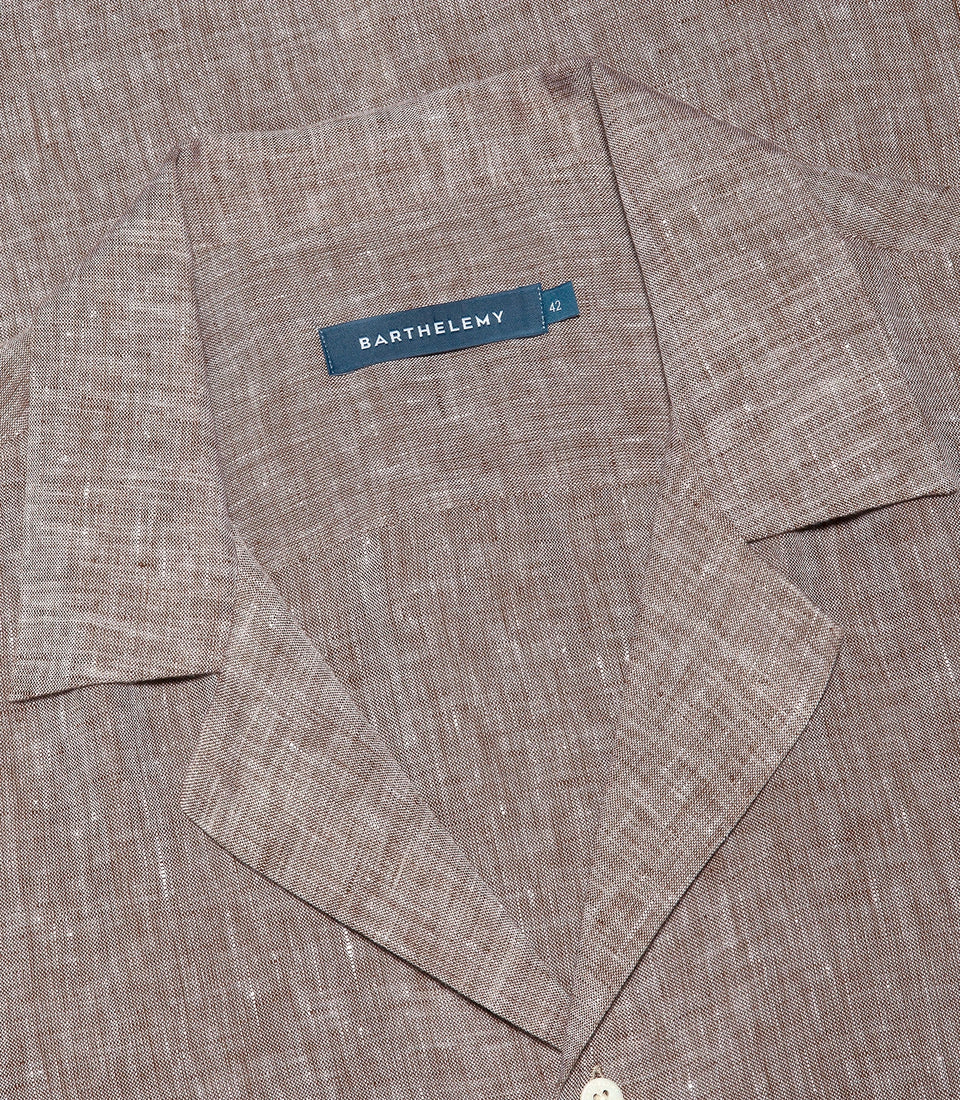Voyage Linen Shirt Mocha