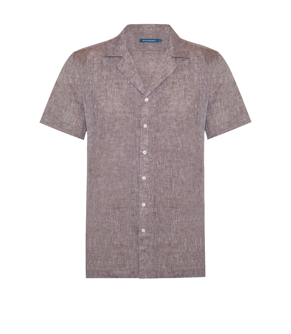 Voyage Linen Shirt Mocha