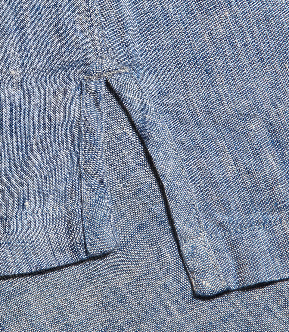 Voyage Linen Shirt Ocean Blue