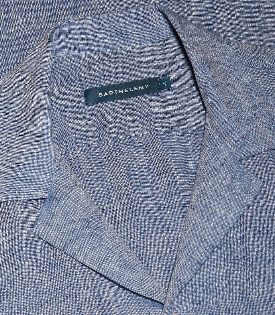 Voyage Linen Shirt Ocean Blue